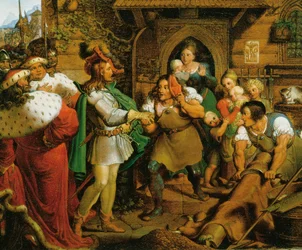 Kaiser Maximilian I. besucht die Handwerker