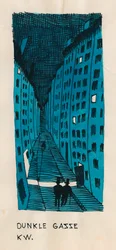 Dunkle Gasse, ca. 1922