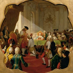 Erste Promotion zum Militär-Maria-Theresien-Orden 1758
