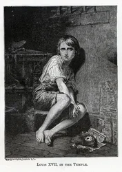 Louis XVII im Tempel, 1882