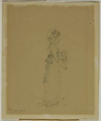 Mädchen mit Katze