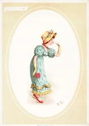 Grußkarte (Chromolithographie)