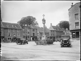 Marktplatz, Stow-on-the-Wold, Cotswold, Gloucestershire, 09. Mai 1928 - 23. Mai 1928