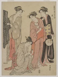 Frauen des Tatsumi-Distrikts (aus der Serie Östliche Bräuche der Gegenwart)