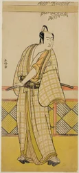 Der Schauspieler Sawamura Sojuro III in einer nicht identifizierten Rolle