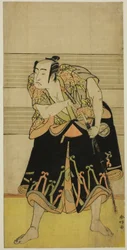 Der Schauspieler Sawamura Sojuro III in einer nicht identifizierten Rolle