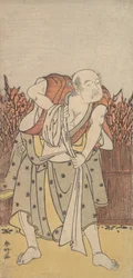Der zweite Nakamura Sukegoro als alter Mann