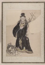 Album mit Skizzen von Katsushika Hokusai und seinen Schülern