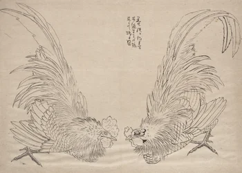Album mit Skizzen von Katsushika Hokusai und seinen Schülern (19. Jahrhundert)