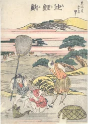 Chiryū, vierzigste in der Serie der dreiundfünfzig Stationen des Tōkaidō