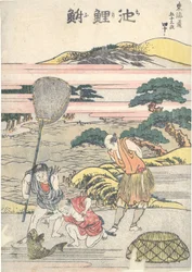 Chiryū, Vierzigste in der Serie Dreiundfünfzig Stationen des Tōkaidō