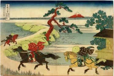 Das Dorf Sekiya am Fluss Sumida