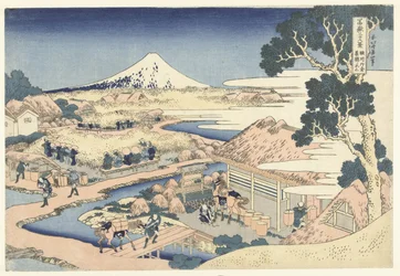 Fuji von der Katakura-Teefarm in der Provinz Suruga