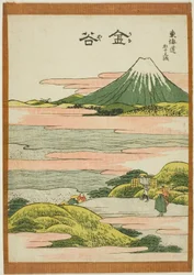 Kanaya, aus der Serie "Dreiundfünfzig Stationen des Tokaido"
