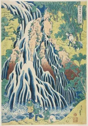 Kirifuri-Wasserfall, aus der Serie Rundgang zu den Wasserfällen in verschiedenen Provinzen