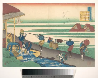 Gedicht von Dainagon Tsunenobu (Minamoto no Tsunenobu, Katsura no Dainagon), aus der Serie Einhundert Gedichte, erklärt von der Amme (Hyakunin isshu uba ga etoki)