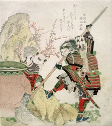 Sima Wengong (Shiba Onko) und Shinozuka, Herr von Iga (Shinozuka-iga-no-teami), 1821