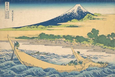 Tago-Bucht bei Ejiri auf der Tokaido, aus der Serie