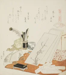 Das Studio, Illustration für Die weiße Muschel