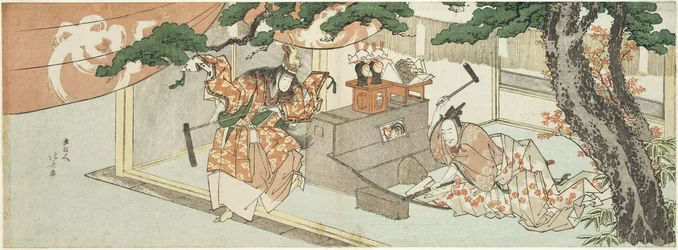 Der Schwertschmied Munechika und der Gott von Inari
