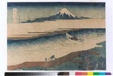 Der Tama-Fluss in der Präfektur Musashi