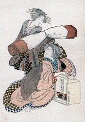 Zwei japanische Frauen, ca. 1780-1849