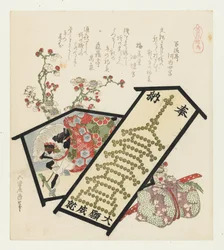 Votivtäfelchen mit Blumen