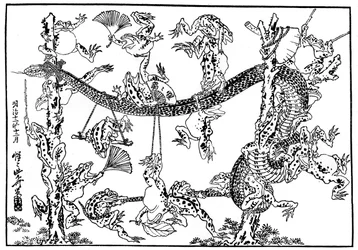 Die Schlange und der Frosch, 1898