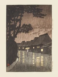 Regen in Maekawa, Provinz Sagami (1932)