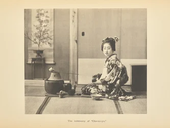 Die Zeremonie des "Cha-no-yu"