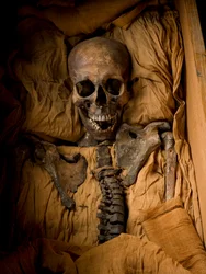 Mumie von König Tuts Vater Echnaton