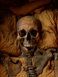 Mumie von König Tuts Vater Echnaton