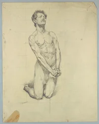 Figurenstudie für "Die Versuchung des heiligen Antonius"