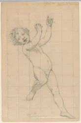 Studie für "Genius," "Die Künste," Library of Congress, Washington D.C.