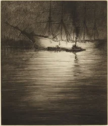 Nächtliches Beladen