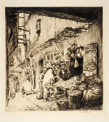 Geschäfte in der Kasbah
