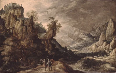 Landschaft mit Tobias und dem Engel