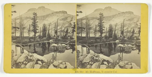 Mt. Hoffman, Yosemite, Kalifornien, 1855-75. Schöpfer: Kilburn Brothers, BW Kilburn
