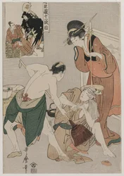 Chushingura: Akt XI des Treue-Lagerhauses, späte 1790er Jahre