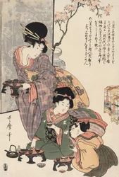 Mädchenfest von Kitagawa Utamaro