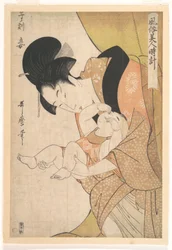 Stunde der Ratte: Herrin, aus der Serie Frauen tägliche Bräuche (Fuzoku bijin tokei)