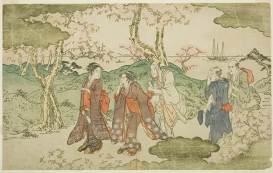 Berg Goten, aus dem illustrierten Buch "Statue von Fugen (Fugen-zo)"