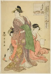 Takigawa vom Ogiya (Ogiya uchi Takigawa, Onami, Menami, Kisagawa, Hanamichi, Himekawa, Kumegawa)