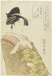 Die Kurtisane Hanao_gi des O_giya Hauses, ca. 1793-1794