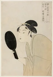 Der interessante Typ, aus der Serie "Zehn Typen in der physiognomischen Studie von Frauen"