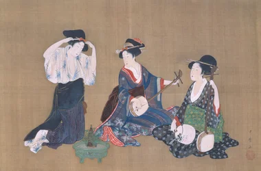 Drei Schönheiten, ca. 1790