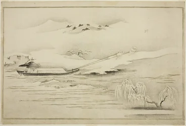 Ein Schleppkahn im Schnee, aus dem Album Die Silberne Welt