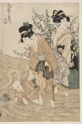 Provinz Yamashiro aus der Serie Modische sechs Juwelenflüsse