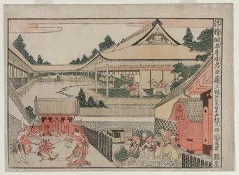 Chushingura: Akt III (aus der Serie Perspektivbilder für Das Schatzhaus der Loyalität)