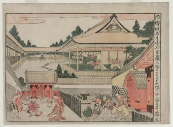 Chushingura: Akt III aus der Serie Perspektivbilder für Das Schatzhaus der Loyalität, um 17